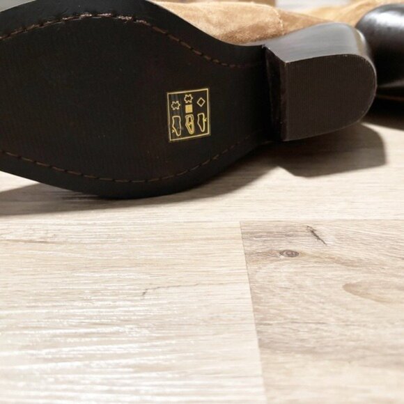 Boden Tan Suede Western / Cowboy Boots, Women’s  - Size EU 39 - Picture 4 of 7